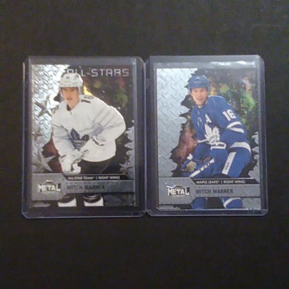 Mitch Marner  /2021  Skybox Metal Universe Hockey Cards / Toronto Map…